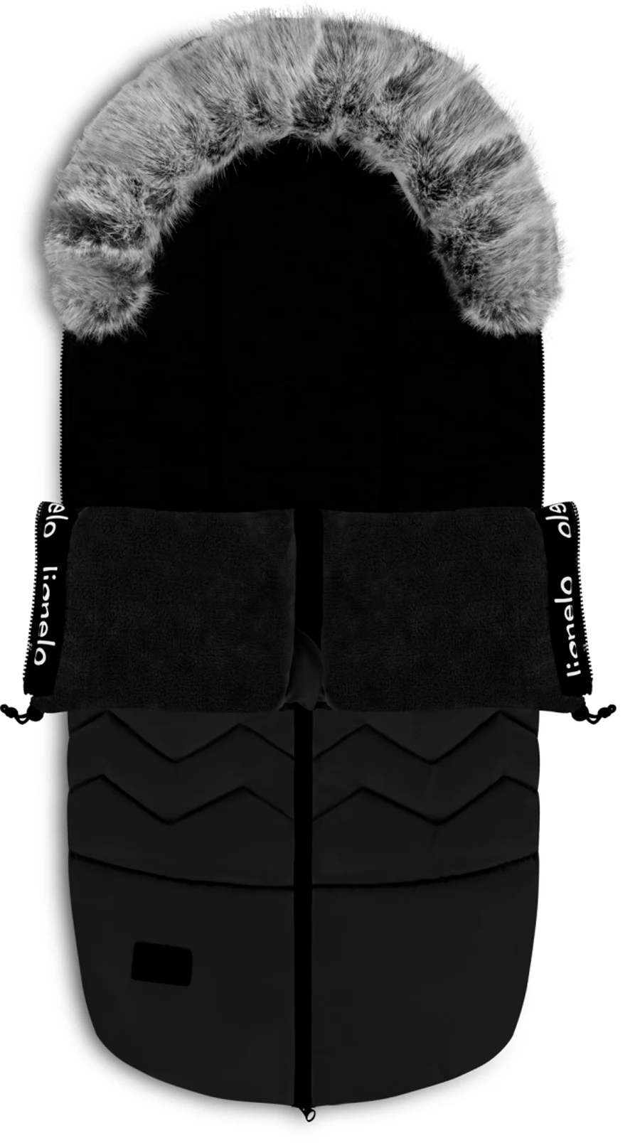 Теплий спальний мішок Lionelo Frode BLACK CARBON